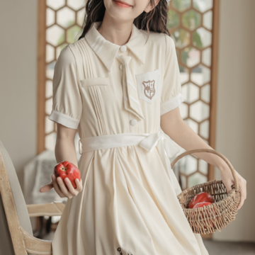 Sachertorte Half Chocolate Dress_A0285